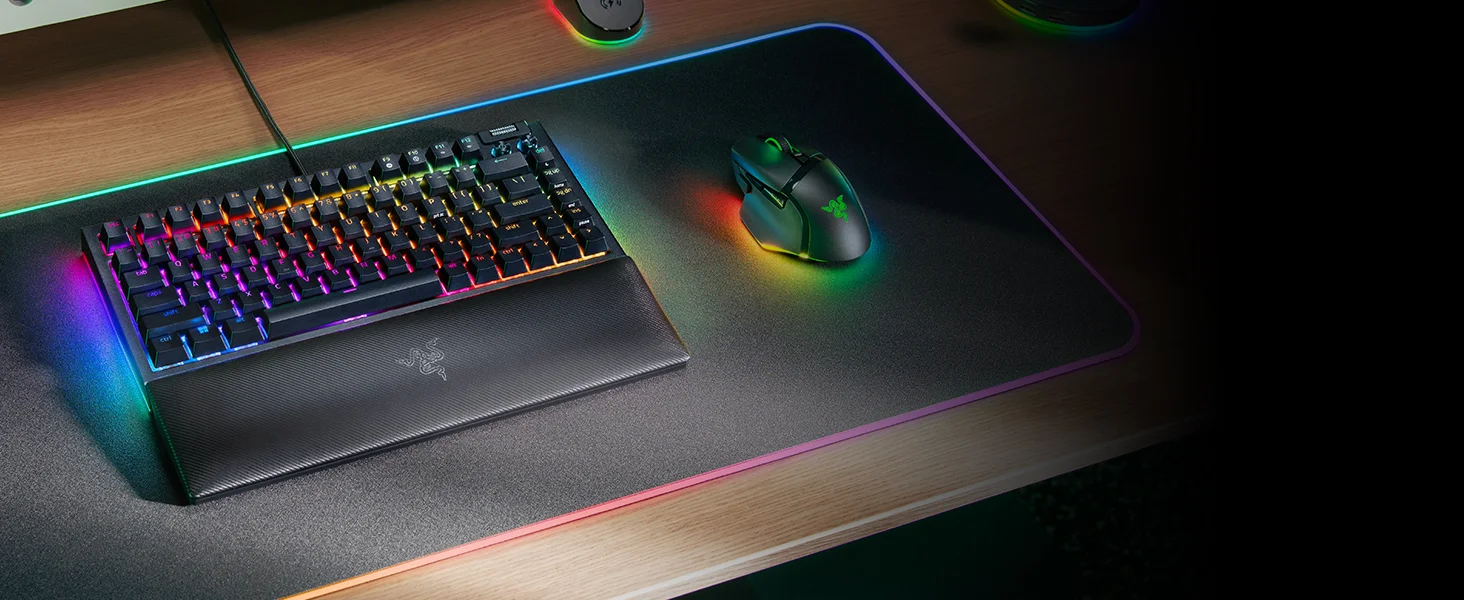 كيبورد ألعاب Razer BlackWidow V4 75% ميكانيكي قابل لتبديل السويتشات مع سويتشات برتقالية لمسية - أسود - Thumbnail 11