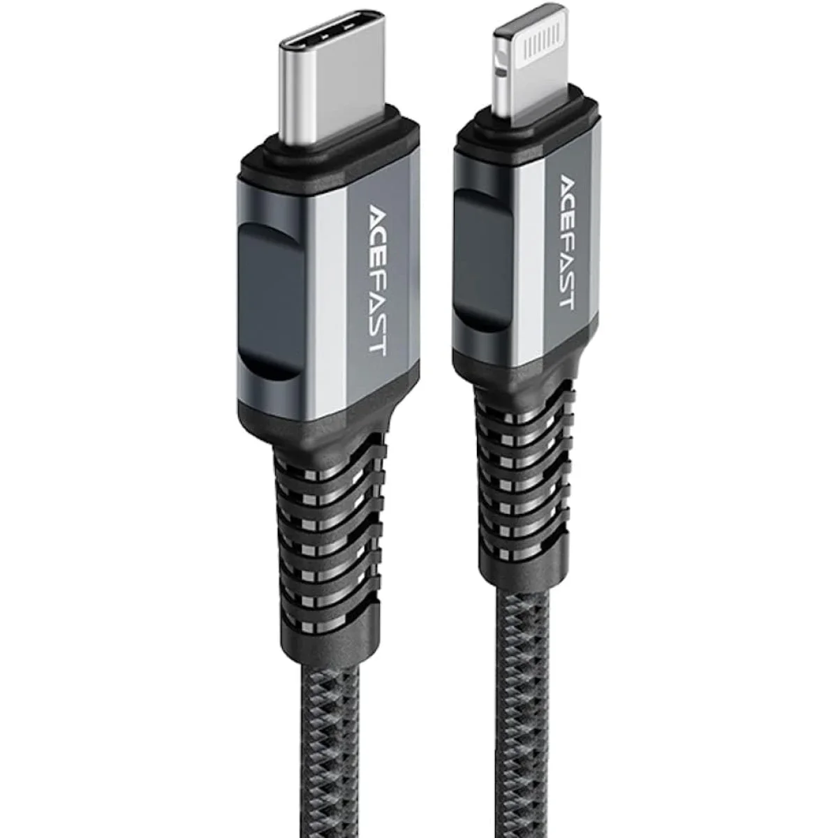 ACEFAST C1-01 USB-C to Lightning Cable 30W PD 3A 1.2m Deep Grey