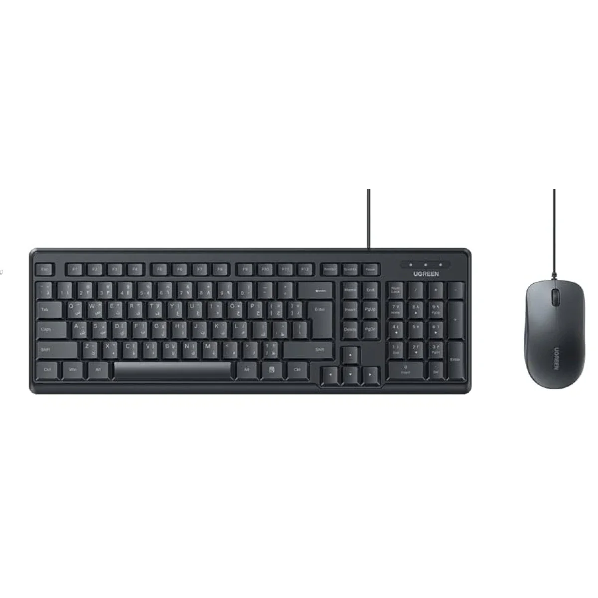 طقم لوحة مفاتيح وماوس سلكي Ugreen MK330 USB 2.0 - 55915
