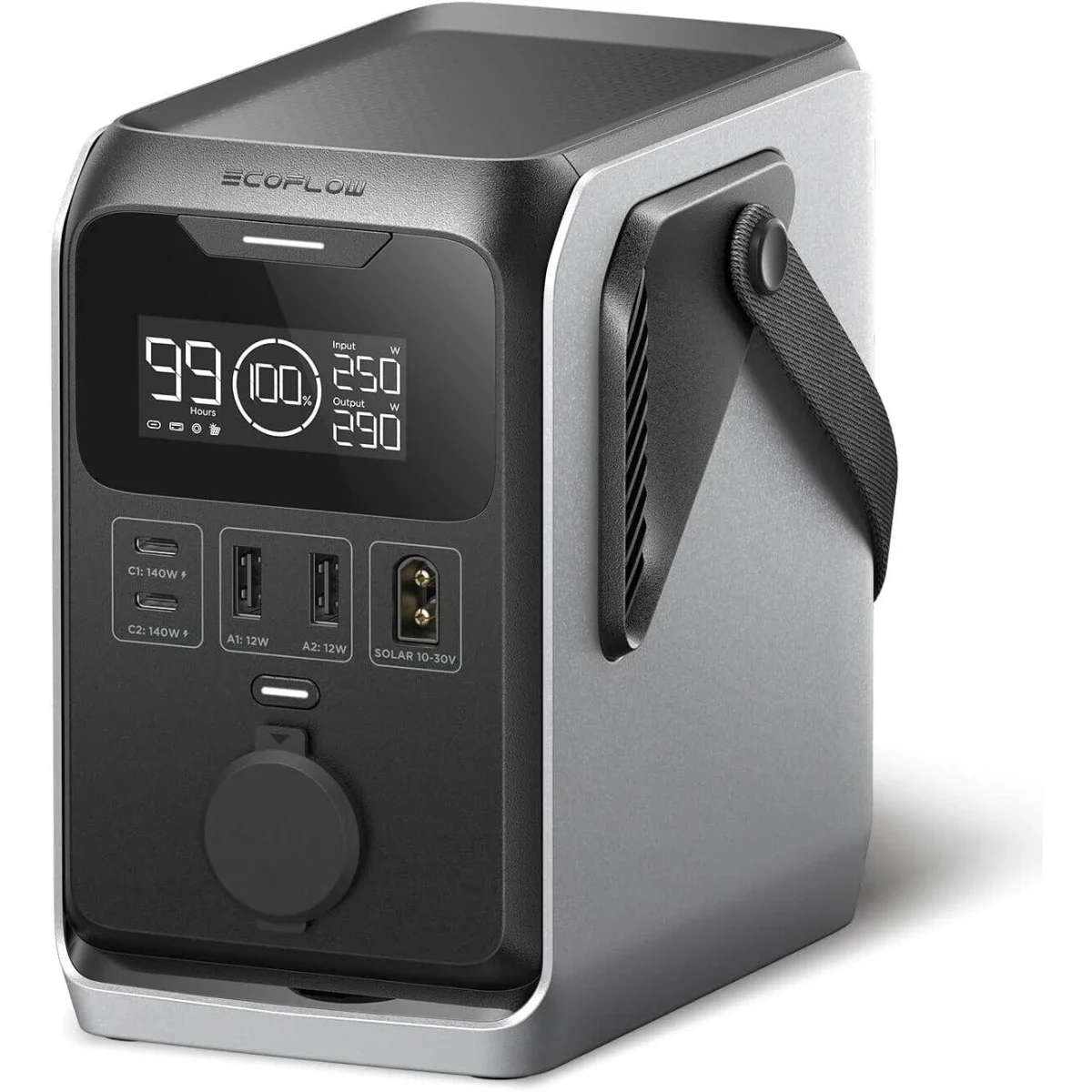 محطة طاقة محمولة EcoFlow TRAIL 300 DC بسعة 288Wh LiFePO4 وإخراج 300W DC