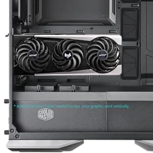 Cooler Master MasterCase H500P Mesh ARGB Mid-Tower PC Case with Tempered Glass Side Panel - White - Image 14