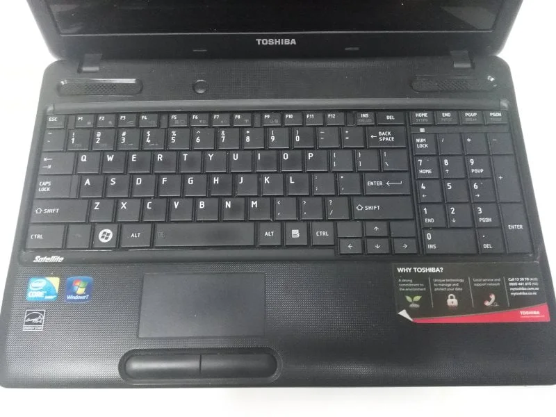 كيبورد لابتوب No-Brand AER15U00310 بديل متوافق مع Toshiba Satellite C660، إنجليزي وعربي - Image 2