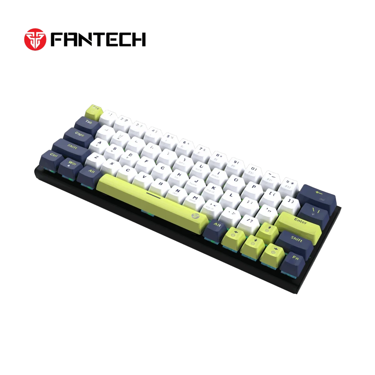 Fantech Atom63 MORI MK874V2 Wired Mechanical Gaming Keyboard, Taro Switches, Blue/White - Thumbnail 3