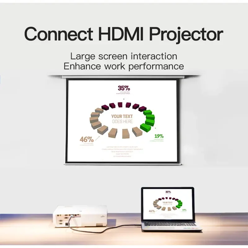 كيبل Vention HADBI من DisplayPort إلى HDMI بطول 3 متر أسود - Image 10