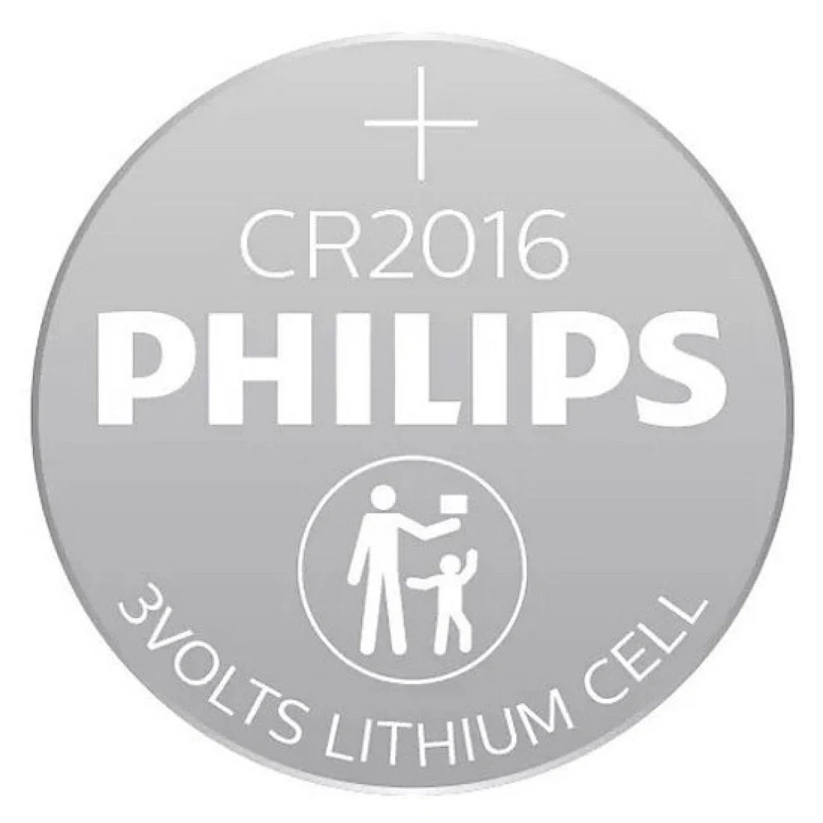 Philips CR2016 Lithium Button Cell Battery