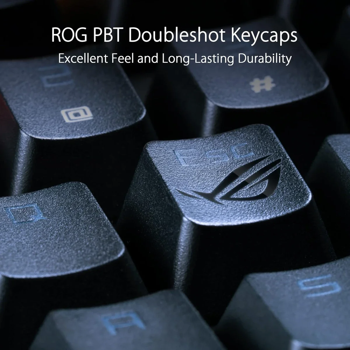 كيبورد ألعاب Asus ROG Strix Scope RX TKL Wireless Deluxe لاسلكي، سويتش RX Red، 1000Hz، أسود - Thumbnail 4
