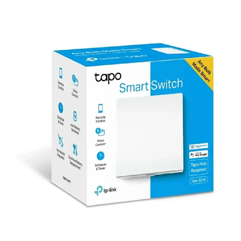 مفتاح إنارة ذكي TP-LINK Tapo S210 بمفتاح واحد واتجاه واحد - Image 3
