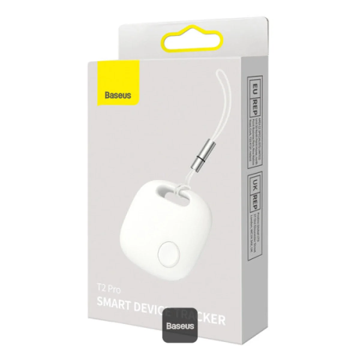 Baseus T2 Pro Bluetooth Anti-Loss Tracker Smart Tag, White - Image 8