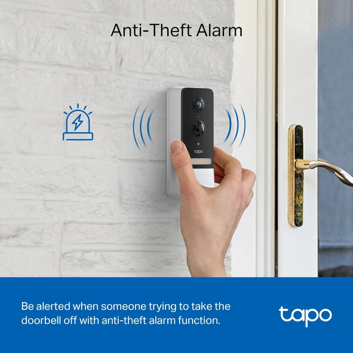كاميرا جرس باب ذكية TP-LINK Tapo D230S1 مع جرس، 2K+ 5MP - Thumbnail 11