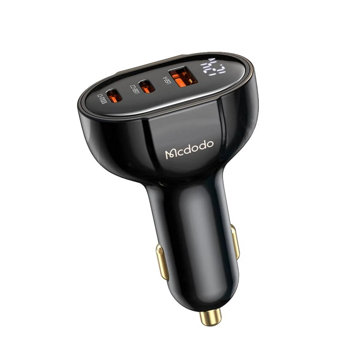 Mcdodo CC-4450 128W Digital Display 2 USB-C + USB-A PD Fast Car Charger - Thumbnail 4