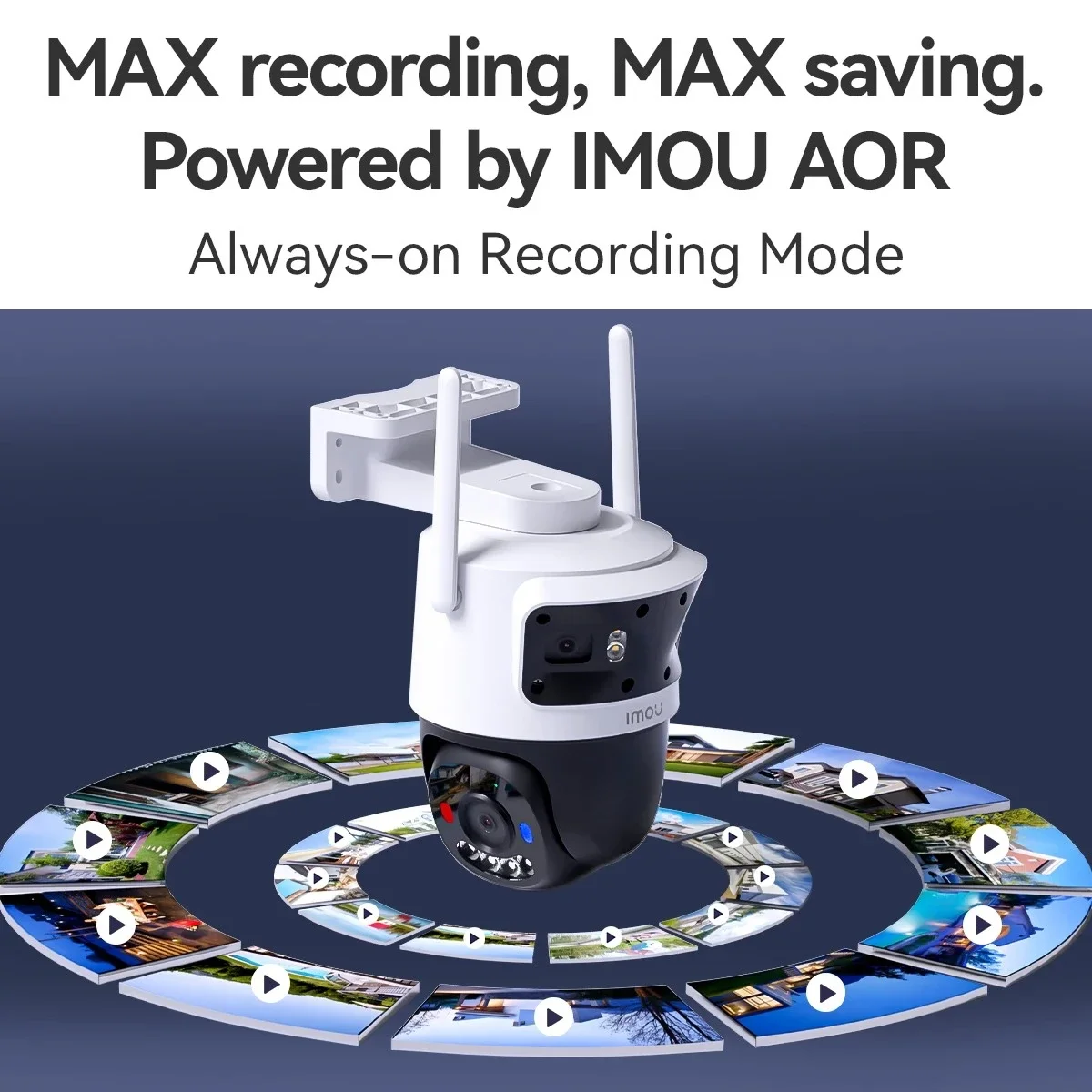 كاميرا مراقبة خارجية IMOU Cruiser Triple ثلاثية العدسات بدقة 11MP وPTZ وWi-Fi - Image 4