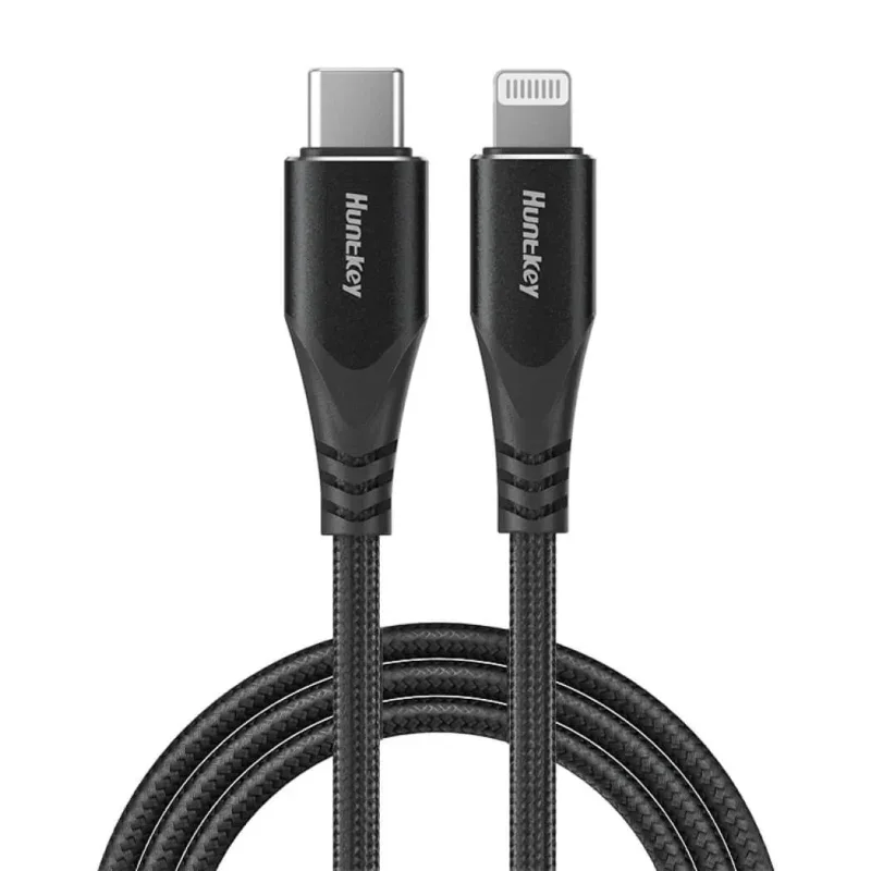 Huntkey MFi USB-C to Lightning Braided Fast Charging Cable – 1.5M - Thumbnail 3