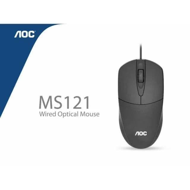 ماوس AOC MS121 سلكي USB بمستشعر ضوئي - Image 7