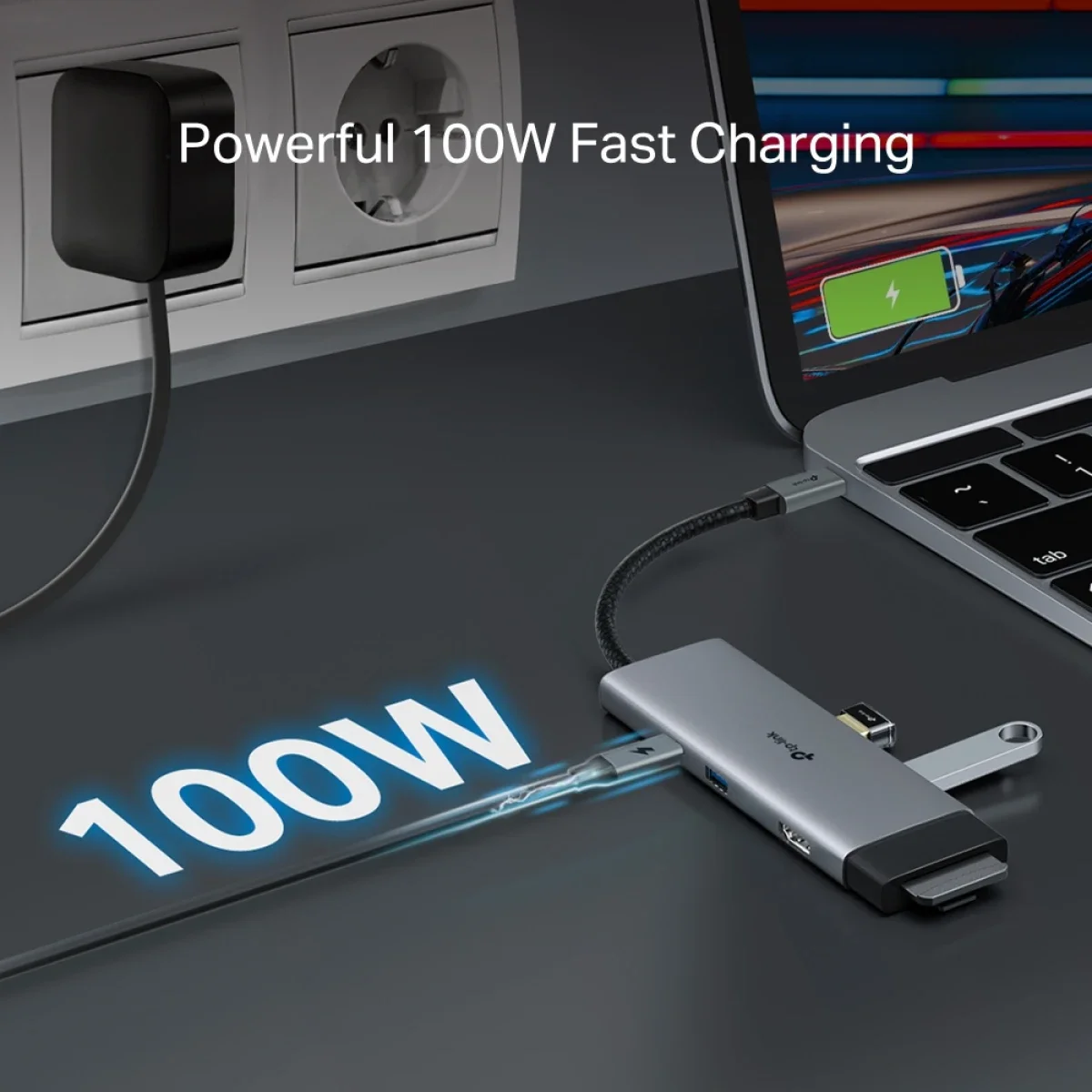 TP-LINK UH7021C 7-in-1 USB-C Hub with 100W PD, 4K 60Hz HDMI and Card Reader - Image 9