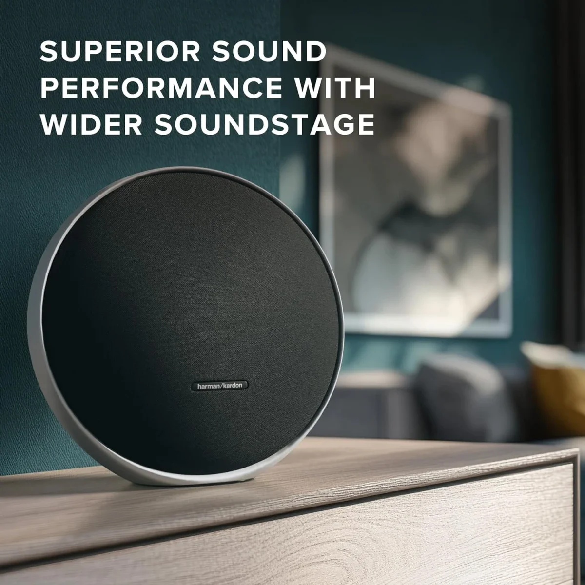سماعة محمولة Harman Kardon Onyx Studio 9 بلوتوث 50 واط سوداء - Image 2