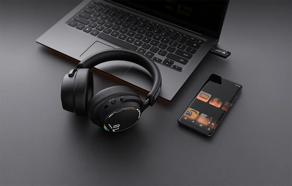 ONIKUMA GT886 Tri-Mode Wireless Gaming Headset with 2.4GHz, Bluetooth 5.3 & 3.5mm AUX - Black - Image 7