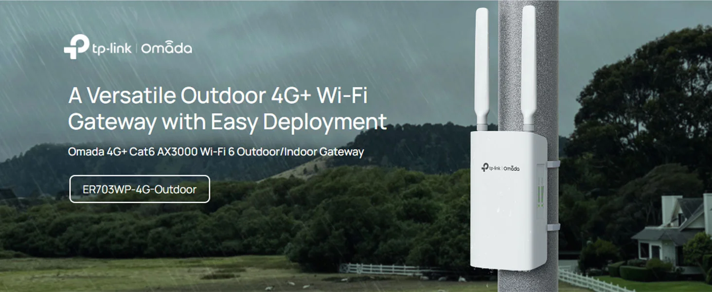 راوتر TP-LINK ER703WP خارجي AX3000 Wi‑Fi 6 بتقنية 4G+ Cat6 مع منفذ Nano SIM - Image 8