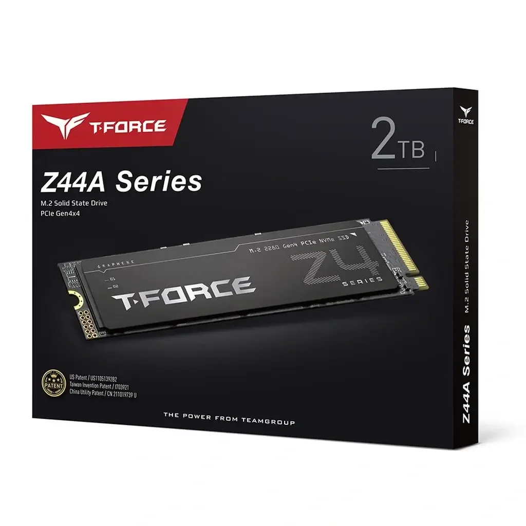 قرص SSD TEAMGROUP T-FORCE Z44A بسعة 2TB M.2 2280 PCIe Gen 4.0 x4 NVMe