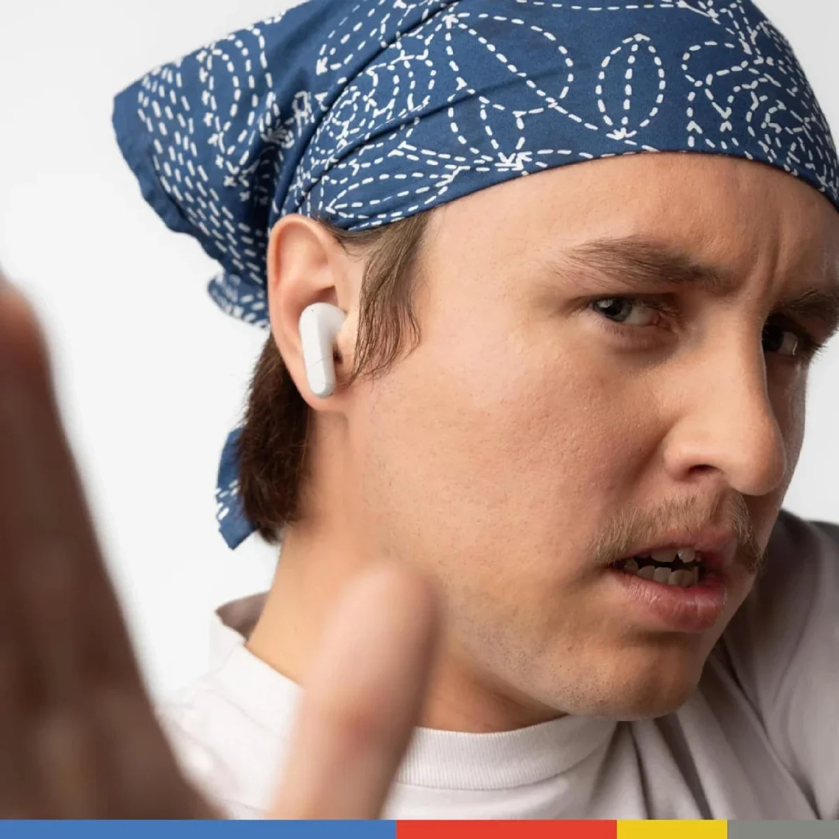 سماعات أذن Skullcandy Rail لاسلكية بتقنية Bluetooth، بطارية حتى 42 ساعة، IP55 - Bone - Image 5