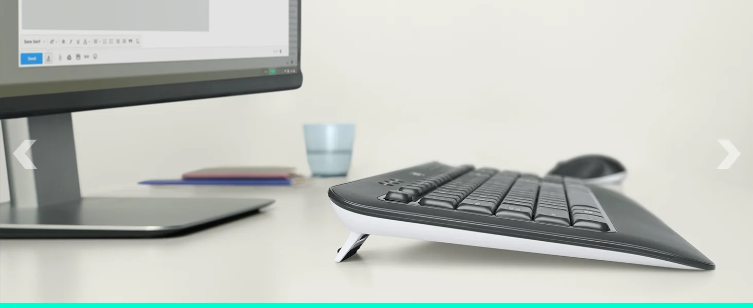 طقم كيبورد وماوس لاسلكي Logitech MK540 Advanced مع مستقبل Unifying - Image 12