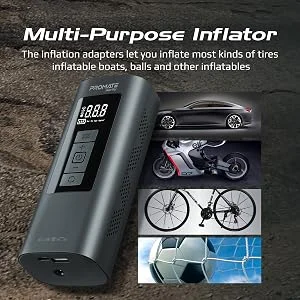 Promate Aerify 4-in-1 Portable Electric Air Pump 6000mAh 150 PSI - Thumbnail 15