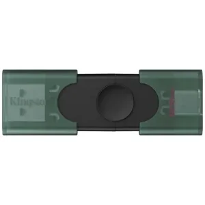 فلاش ميموري Kingston DataTraveler Duo DTDEG2/128GB سعة 128GB بمنافذ USB-A/C وأغطية منزلقة - Image 5