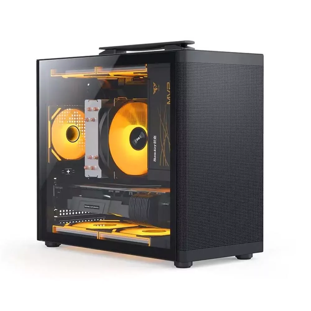 كيس كمبيوتر للألعاب Huntkey A320G فارغ بدون مراوح - Image 3