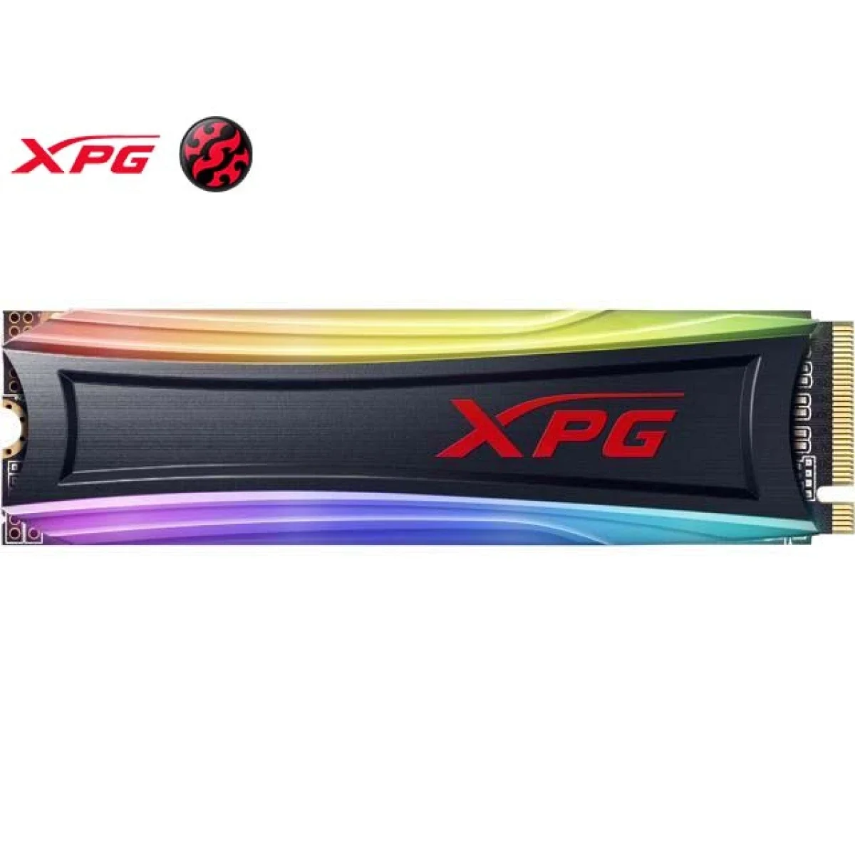 قرص SSD داخلي XPG S40G بسعة 256GB وإضاءة RGB وPCIe Gen3x4 NVMe M.2 2280