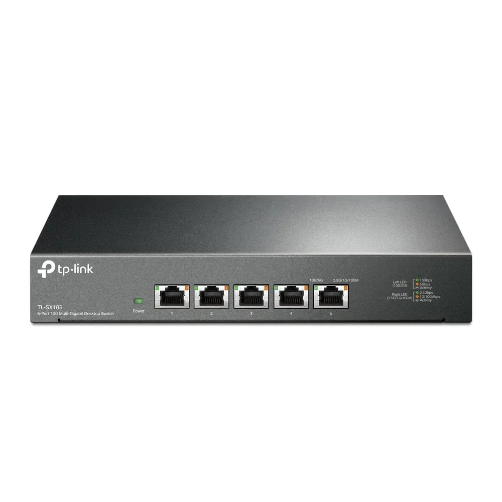 TP-LINK TL-SX105 5-Port 10G Desktop Switch - Thumbnail 3