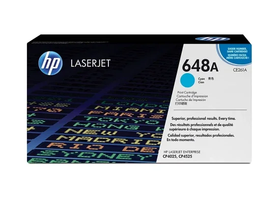 تونر HP CE261A أصلي سماوي لطابعة Color LaserJet 4525 - Image 2