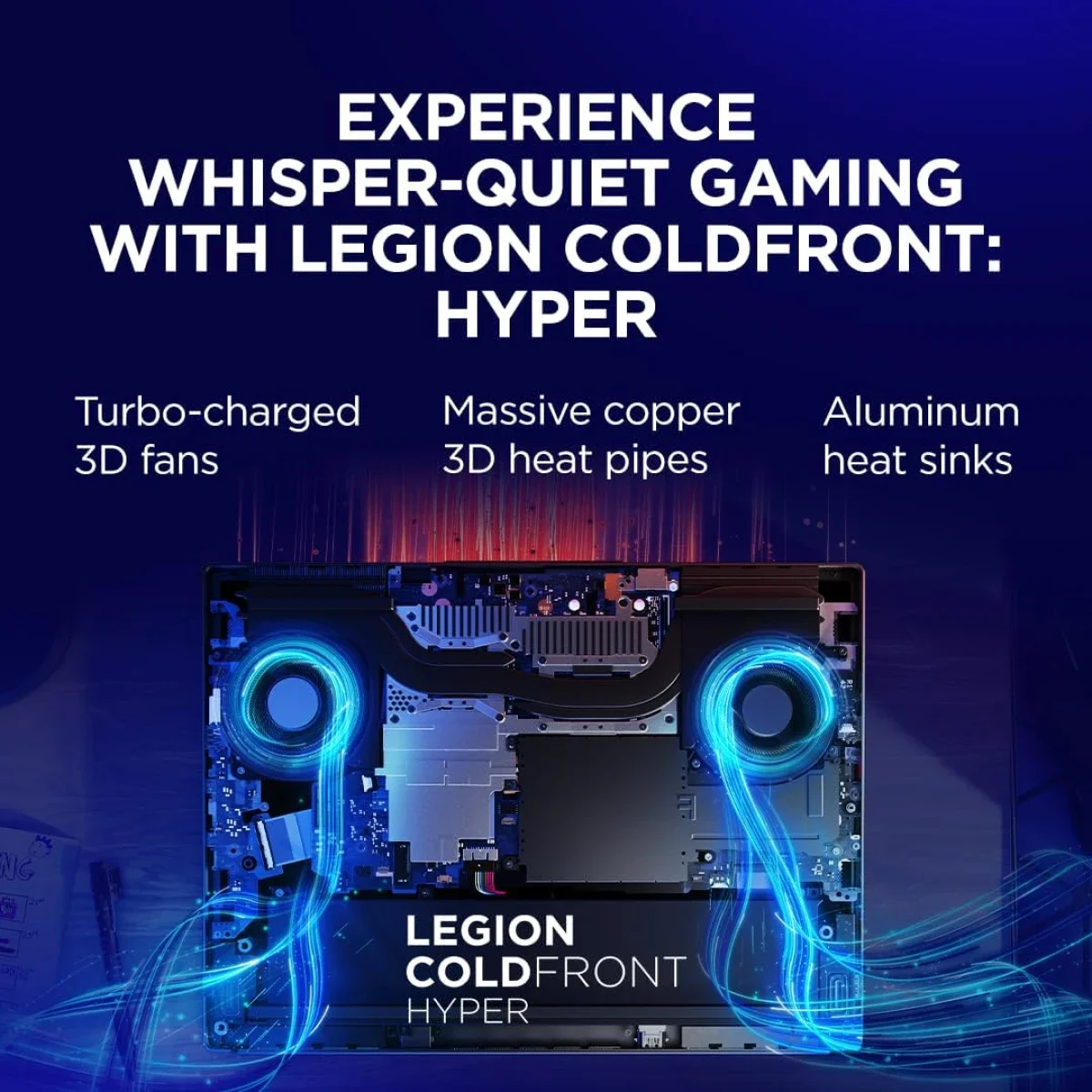 Lenovo Legion 5 15IRX10 2025 Gaming Laptop, Core i9-14900HX, RTX 5070 8GB DDR7, 2.5K OLED 165Hz, Black - Image 3