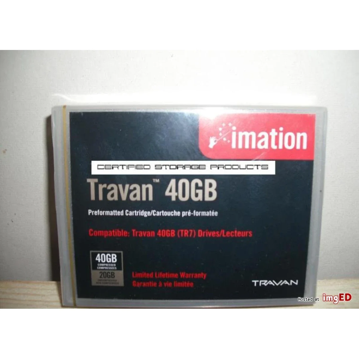 شريط Imation Travan TR-7 عبوة 3 بسعة 40GB/80GB