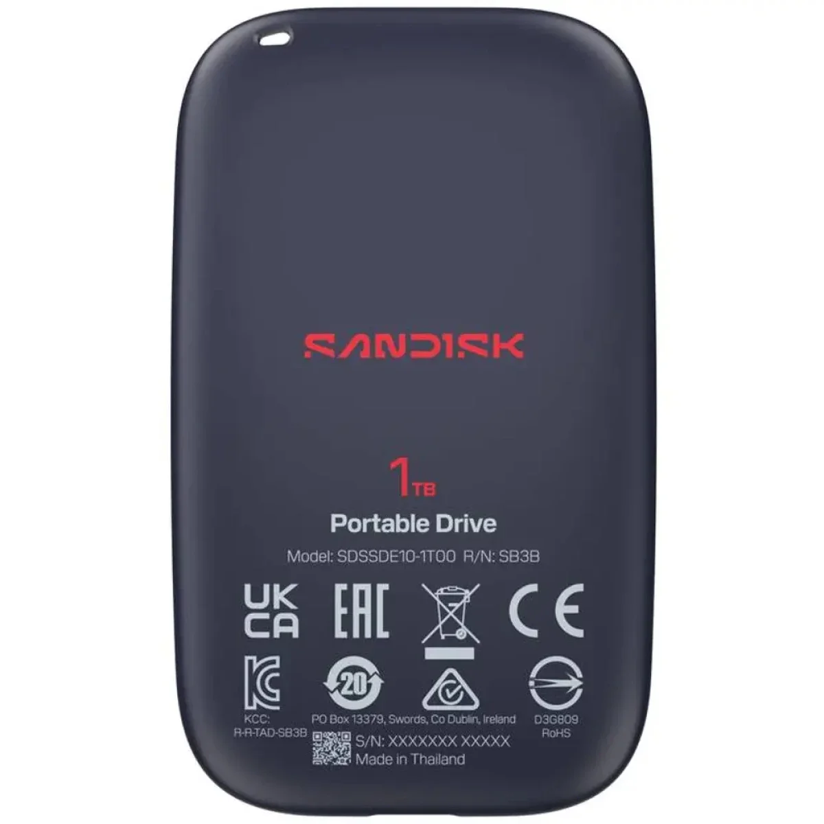 SanDisk Portable Drive 1TB USB-C External SSD, Up to 600MB/s, Black - Image 4