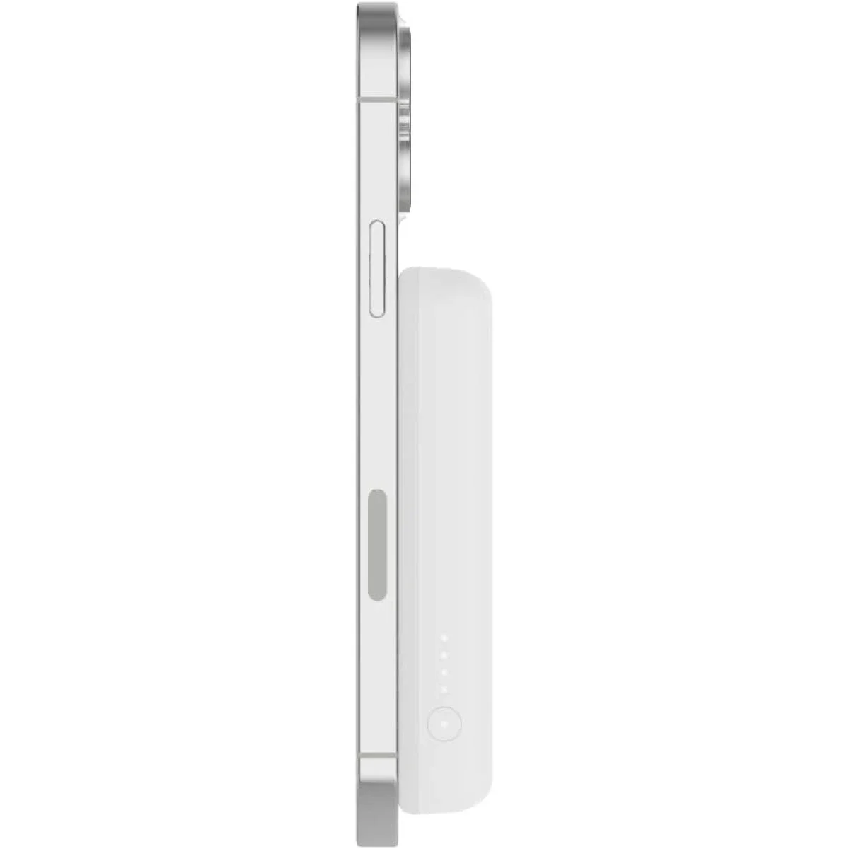 باور بانك لاسلكي Belkin BoostCharge بسعة 5000mAh وشحن MagSafe بقدرة 7.5W مع حامل منبثق - أبيض - Thumbnail 2
