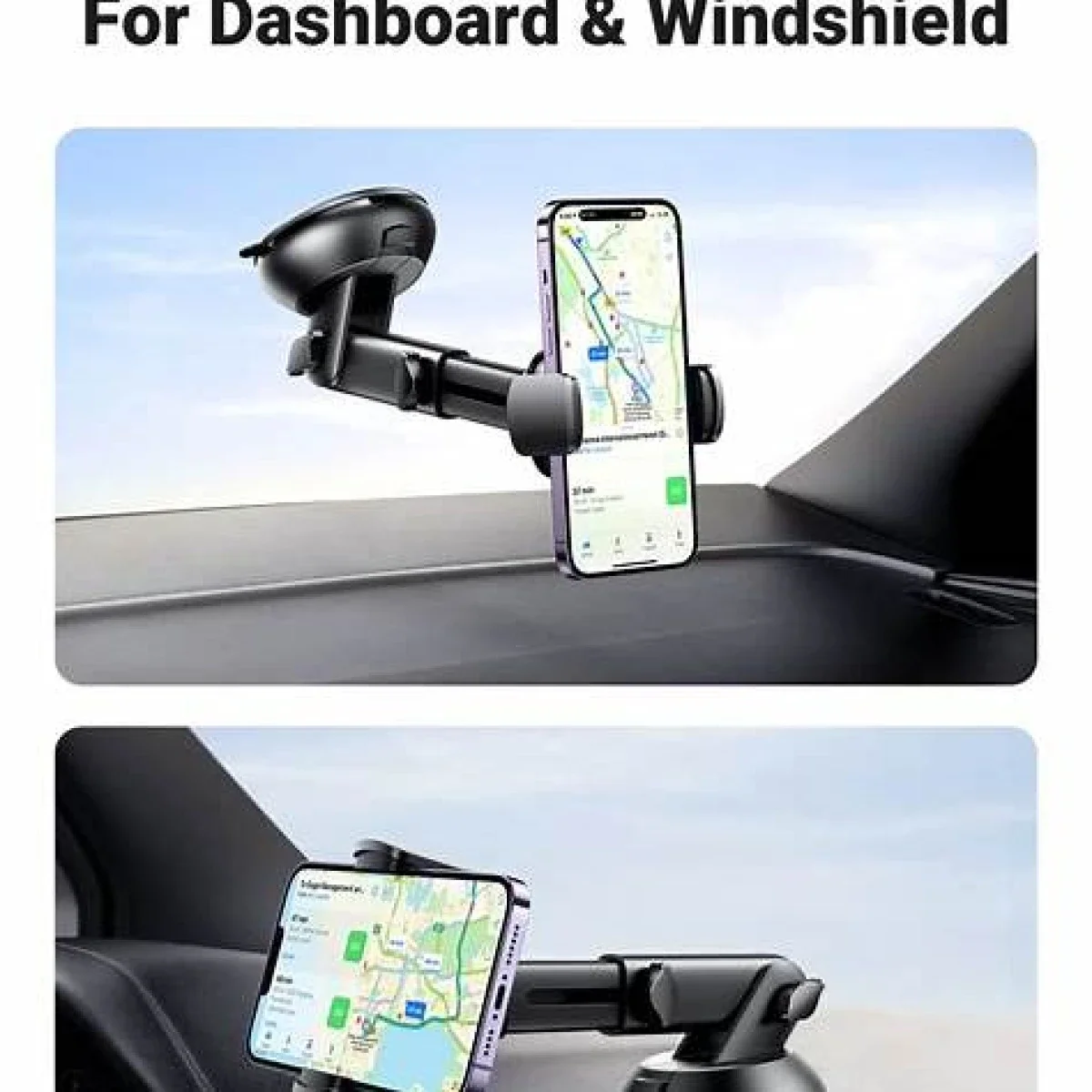 Ugreen LP405 Suction Cup Car Phone Mount for 4.7–7.2 Inch Smartphones - Image 4