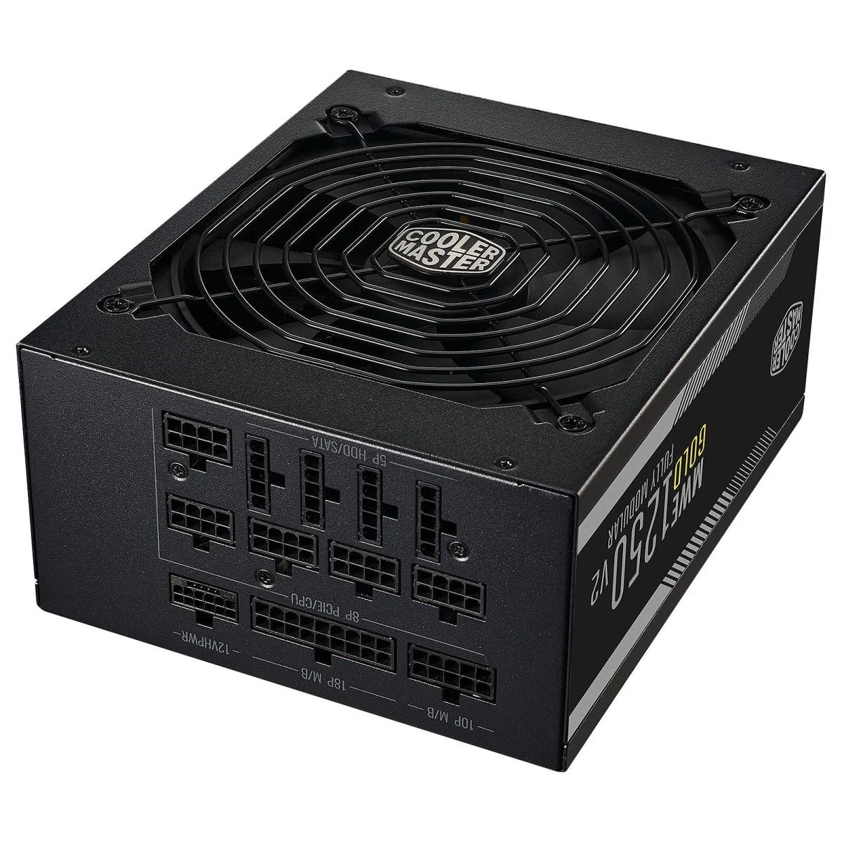 مزود طاقة Cooler Master MWE Gold 1250 V2 بقدرة 1250 واط وكفاءة 80 Plus Gold ومعيار ATX 3.0 - Image 2