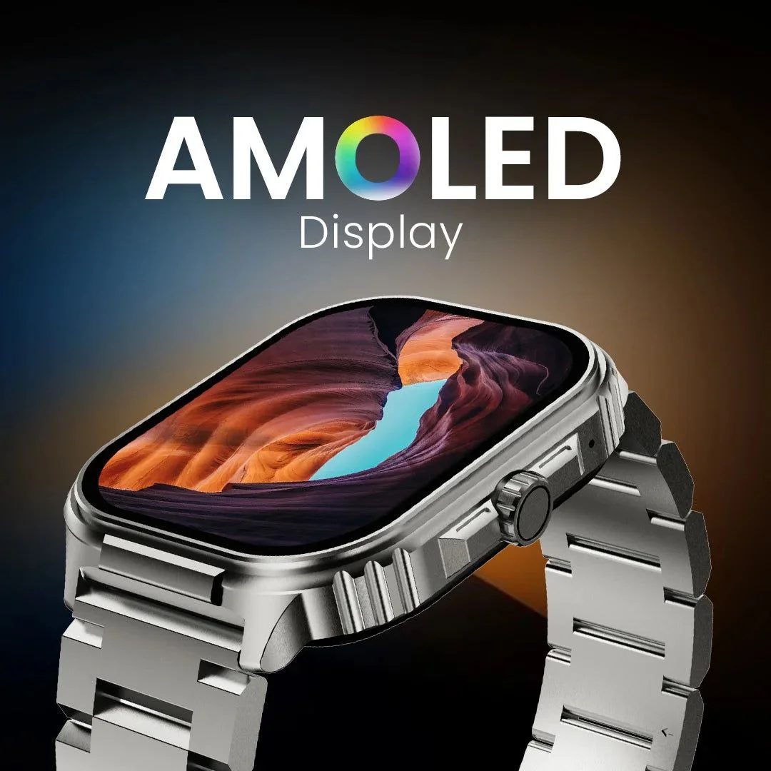 ساعة ذكية HiFuture Ultra3 PRO للمكالمات بشاشة AMOLED مقاس 2.04 إنش، IP68، فضي - Thumbnail 19