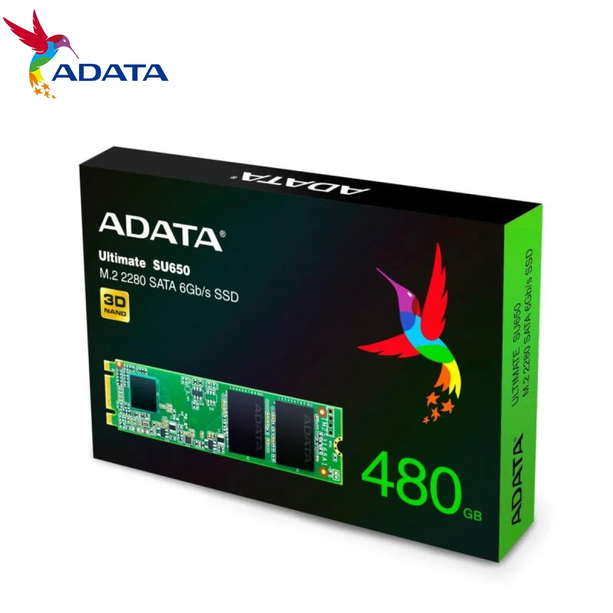 قرص SSD ADATA SU650NS38 بسعة 480GB وواجهة M.2