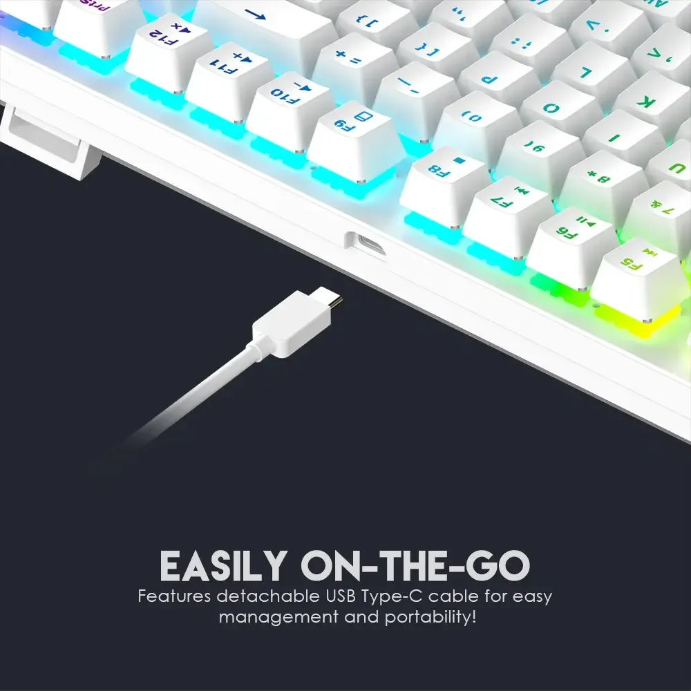 Fantech MAXFIT108 MK855 RGB Mechanical Keyboard - Space Edition - Image 7