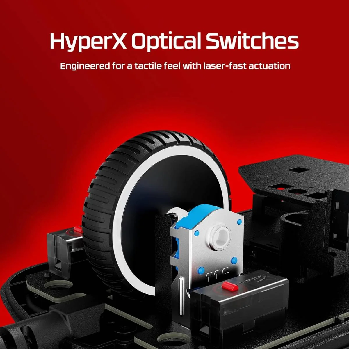 HyperX Pulsefire Saga Lightweight Gaming Mouse with 26K Sensor - Black - Image 9