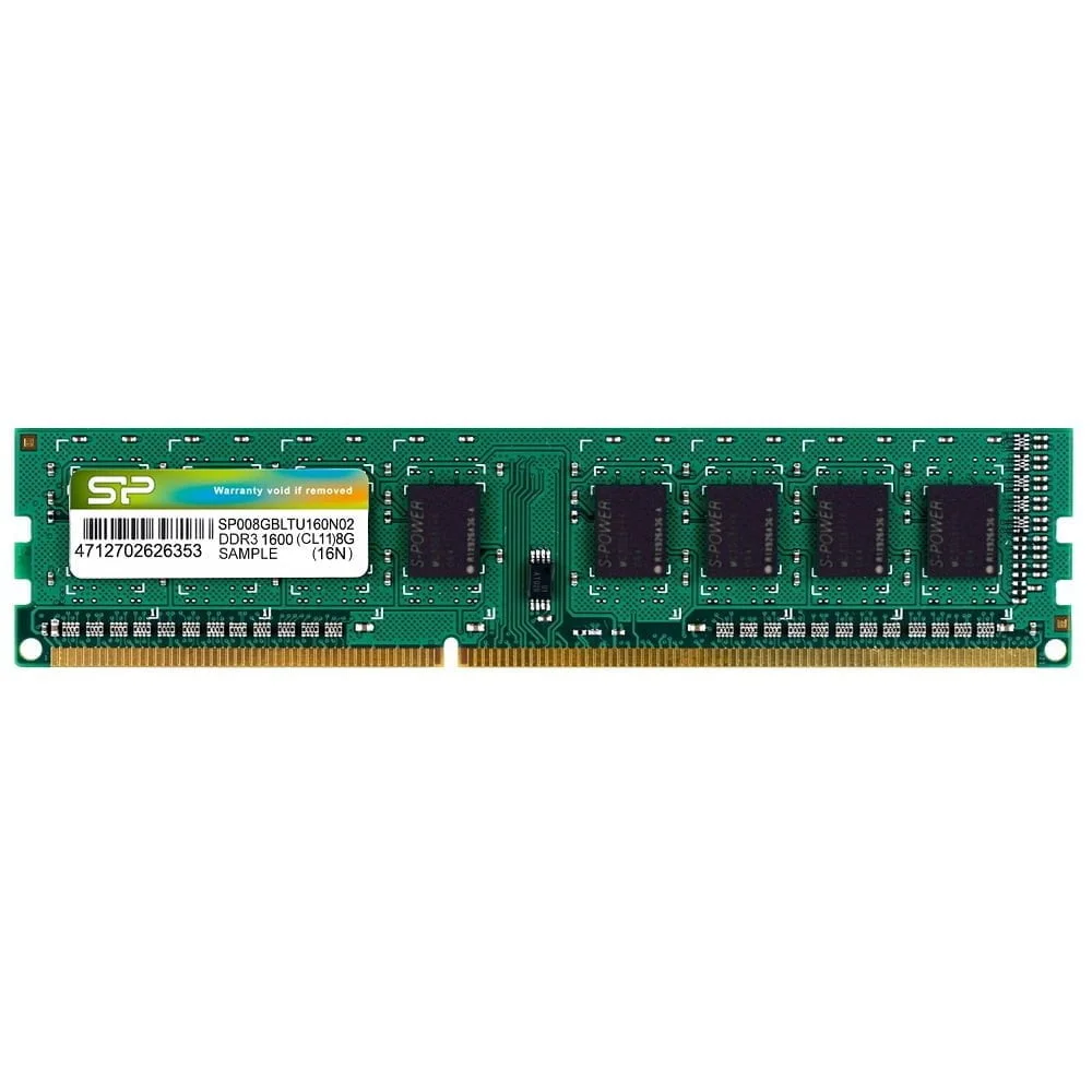 رام مكتبي Silicon Power سعة 8GB DDR3 بسرعة 1600MT/s