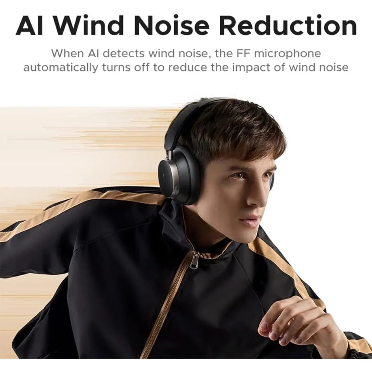 Ugreen HiTune Max6 Studio Pro Wireless Over-Ear Headphones with Adaptive ANC, Black (55687) - Image 8