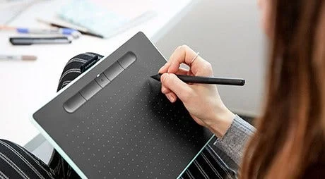 لوح رسم جرافيك Wacom Intuos Medium Bluetooth CTL-6100WLE - فستقي - Thumbnail 15