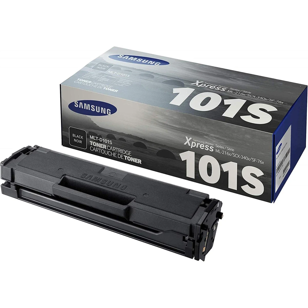 خرطوشة تونر ليزر Samsung MLT-D101S أصلية سوداء