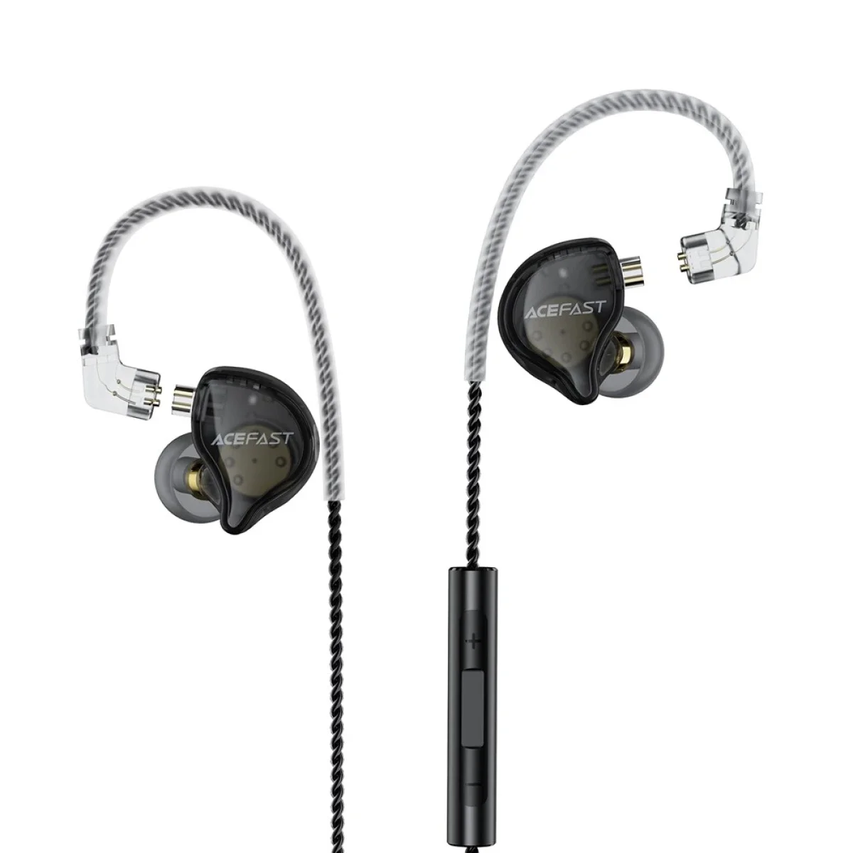 ACEFAST L11 USB-C HiFi Wired Earphones with Detachable Cable and Microphone - Black - Image 5