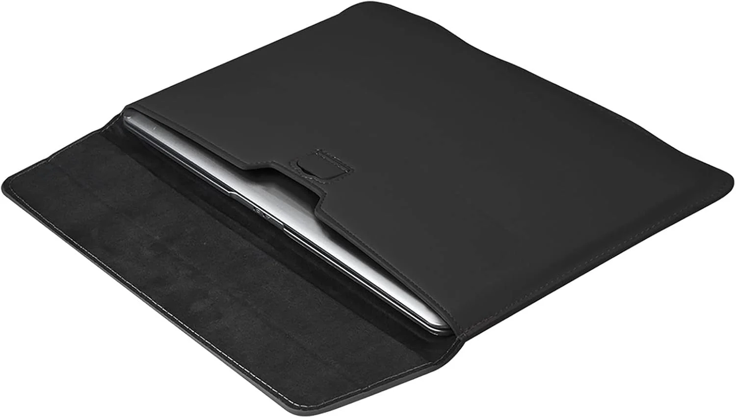 جراب لابتوب جلد صناعي PU مقاس 13 إنش متوافق مع MacBook Air 13