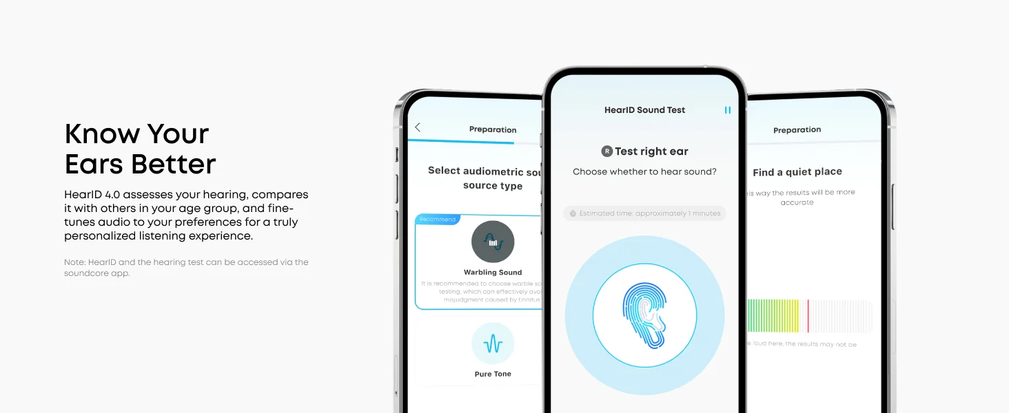 سماعات أذن لاسلكية Anker Soundcore R60i NC مع إلغاء ضوضاء تكيفي وصوت عالي الدقة، تشغيل 50 ساعة، أبيض - Thumbnail 21