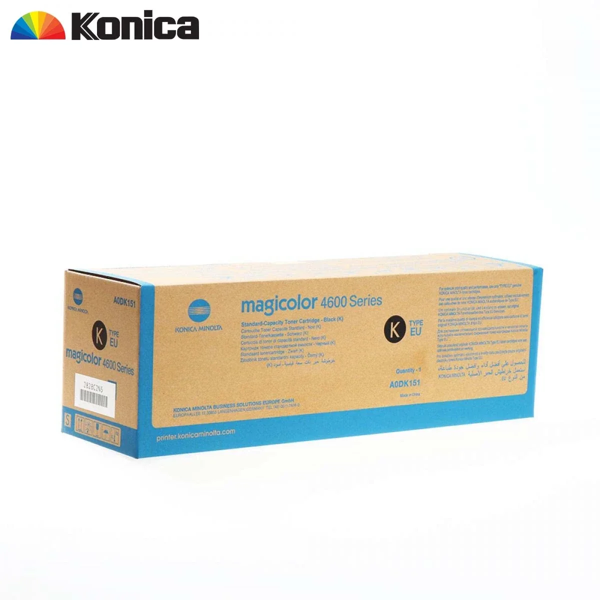 تونر Konica Minolta KM 4650 أصلي أسود A0DK151