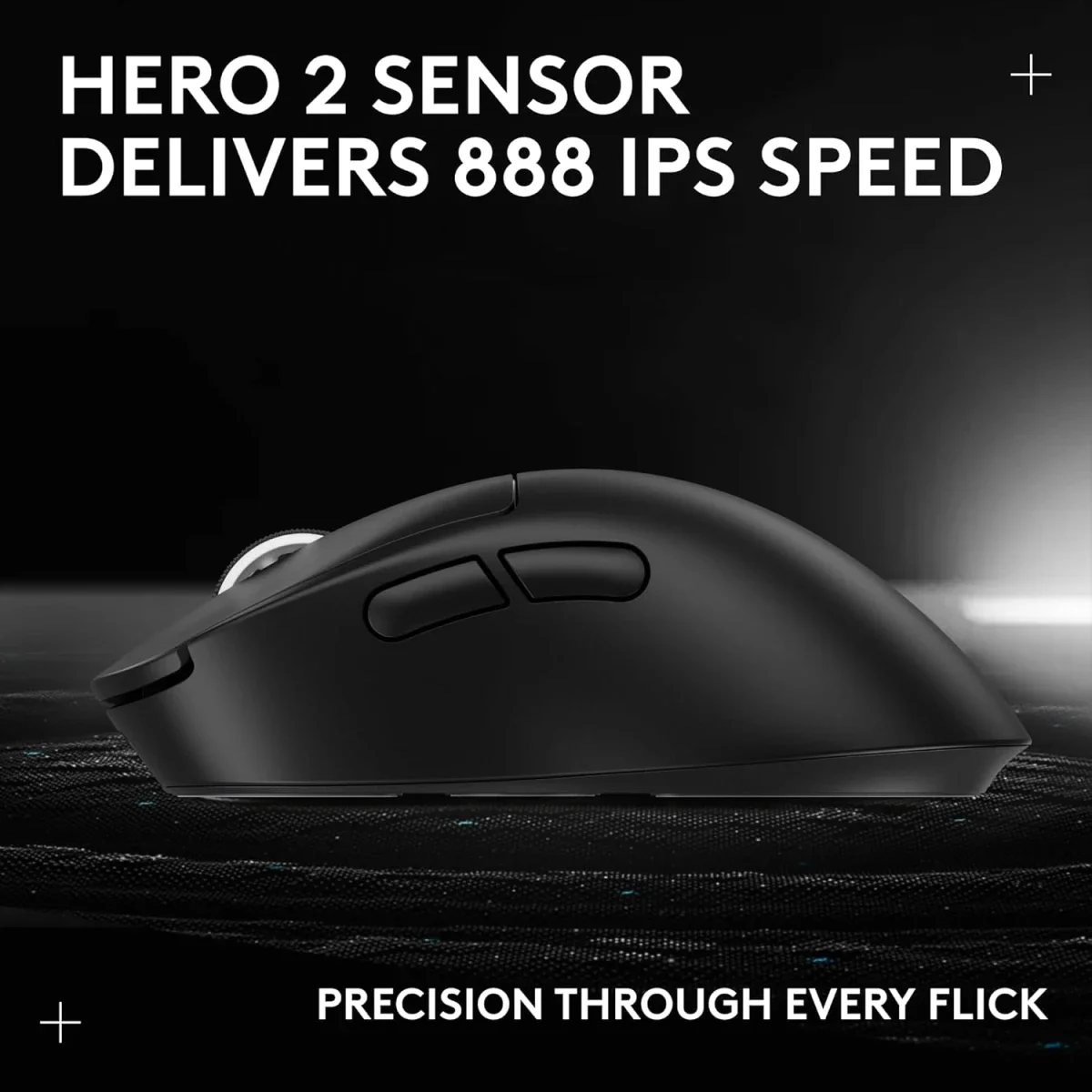 ماوس ألعاب Logitech G PRO X SUPERLIGHT 2 DEX لاسلكي، 44K DPI، أسود - Thumbnail 11