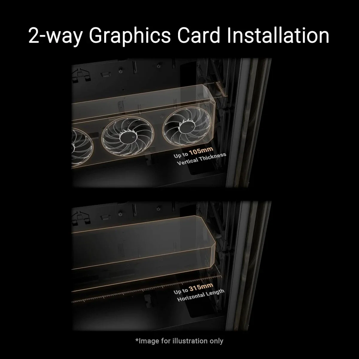 هيكل كمبيوتر Asus ProArt PA401 Wood Edition ميد تاور أسود - Thumbnail 4